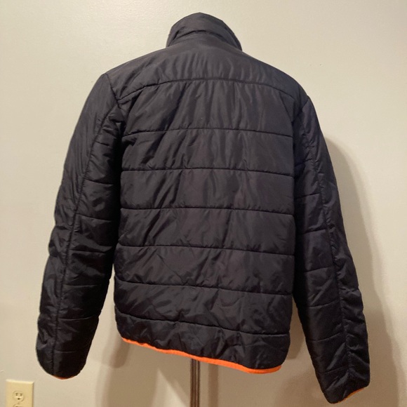 Land's End black/orange zip up jacket sz. S (34-36)* - Picture 5 of 6